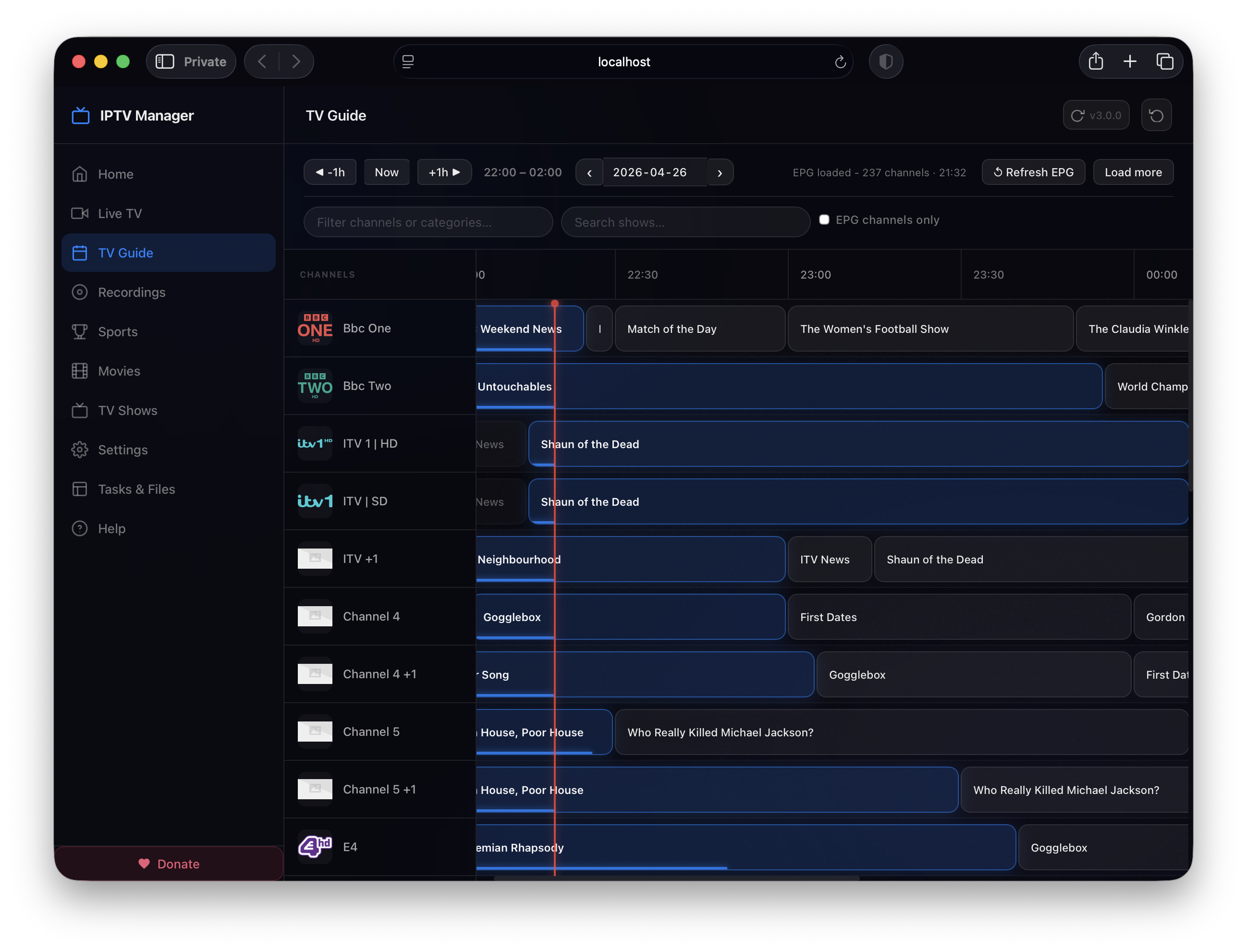 IPTV Manager - TV Guide